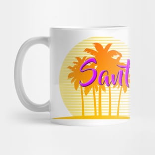 Life's a Beach: Santa Monica, California Mug